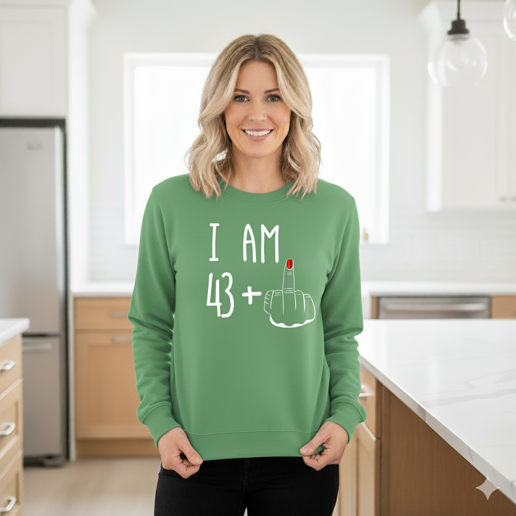 44th Birthday Sweatshirt For Women